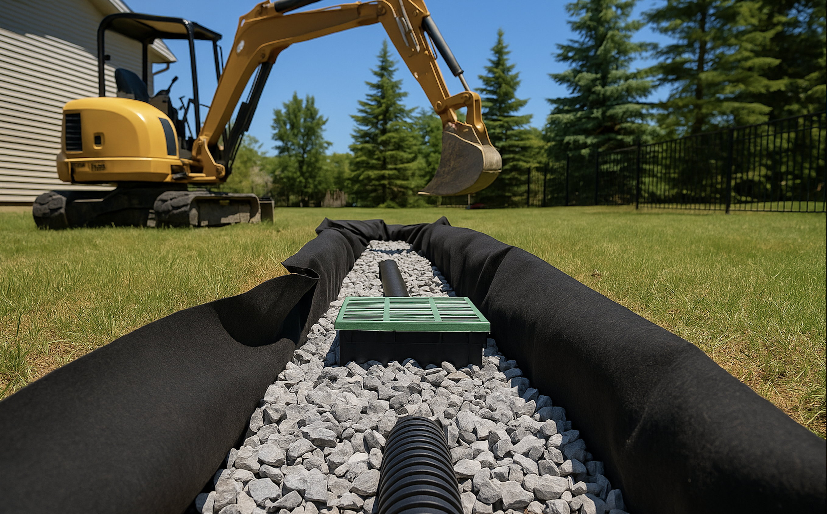 French Drain Installation